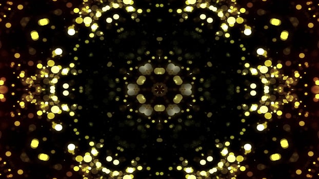 Colorful Shiny and Hypnotic Kaleidoscope photo