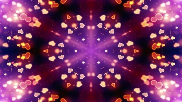 Colorful Shiny and Hypnotic Kaleidoscope photo