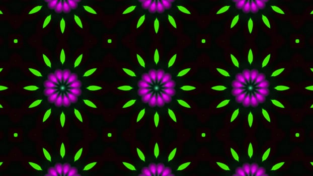 Abstract Colorful Symmetric Kaleidoscope photo