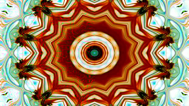 Abstract Colorful Symmetric Kaleidoscope photo