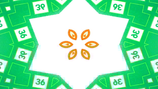 Gambling Dices and Chips Kaleidoscope photo