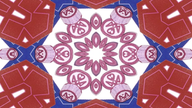 Gambling Dices and Chips Kaleidoscope photo