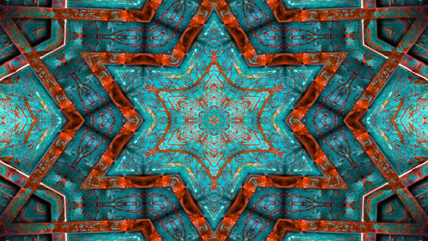Metallic Industrial Kaleidoscope photo