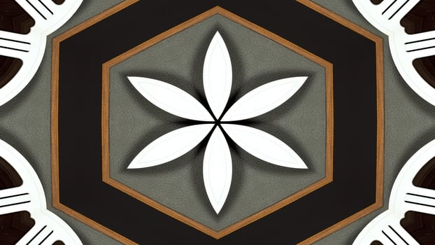 Metallic Industrial Kaleidoscope photo