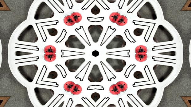 Metallic Industrial Kaleidoscope photo