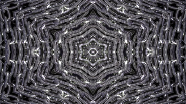 Metallic Industrial Kaleidoscope photo