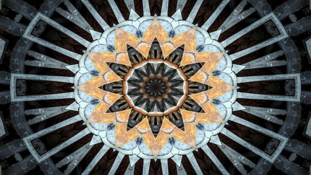 Metallic Industrial Kaleidoscope photo