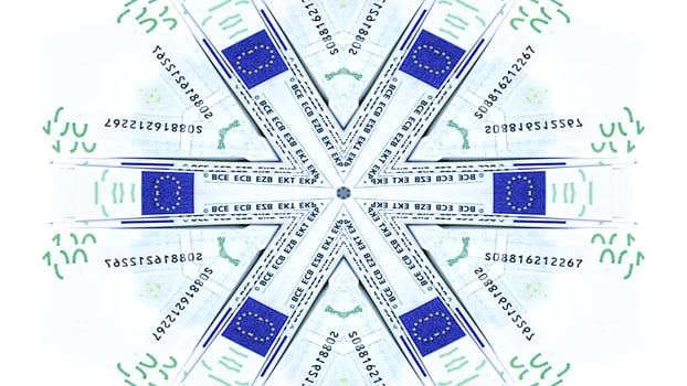 Abstract Money Kaleidoscope photo