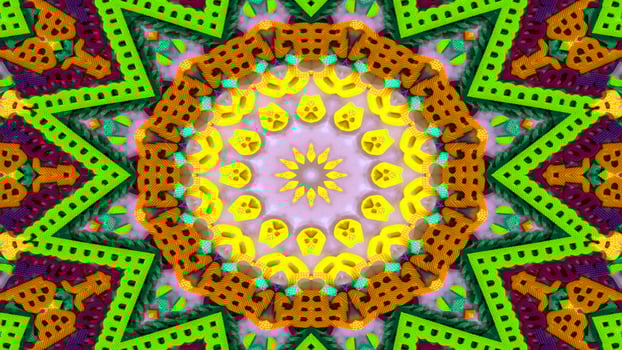 Numbers and Letters Kaleidoscope photo
