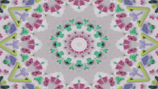 Numbers and Letters Kaleidoscope photo