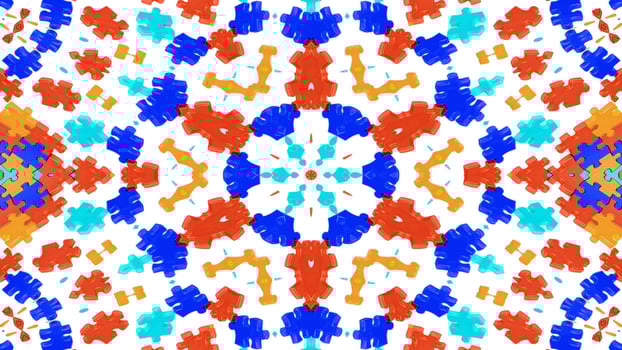 Abstract Puzzles Kaleidoscope photo