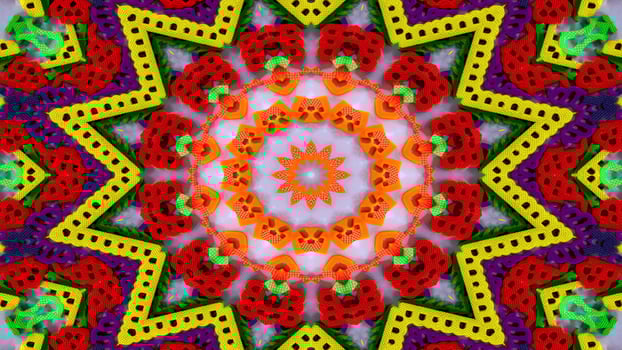 Numbers and Letters Kaleidoscope photo