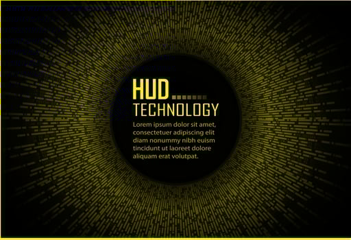 text cyber circuit future technology concept background vector
