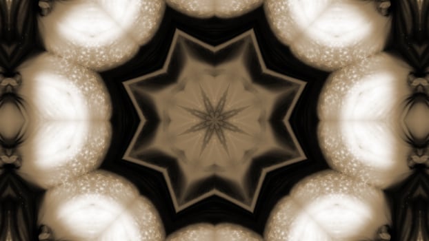Paint Ink Brush Kaleidoscope photo
