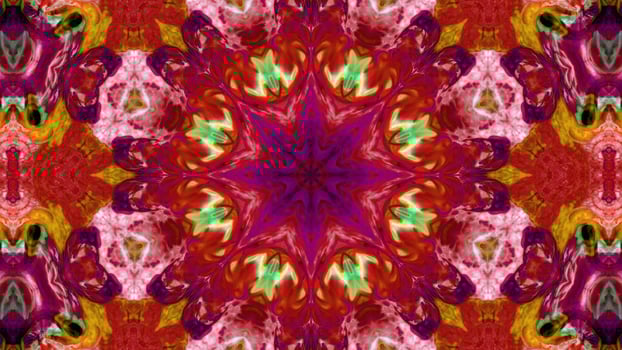 Paint Ink Brush Kaleidoscope photo