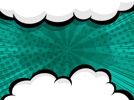 abstract comic book, pop art cartoon vector
