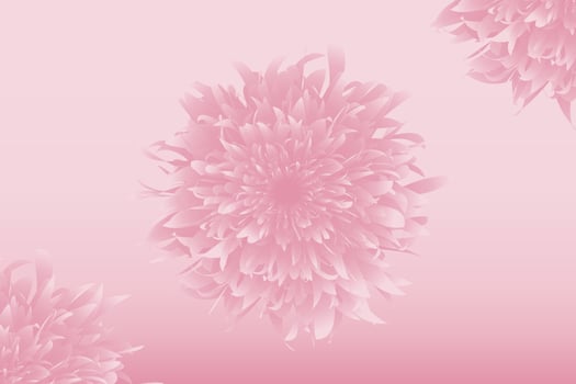 Beautiful floral background with soft floral ornament vector