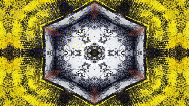 Paint Ink Brush Kaleidoscope photo