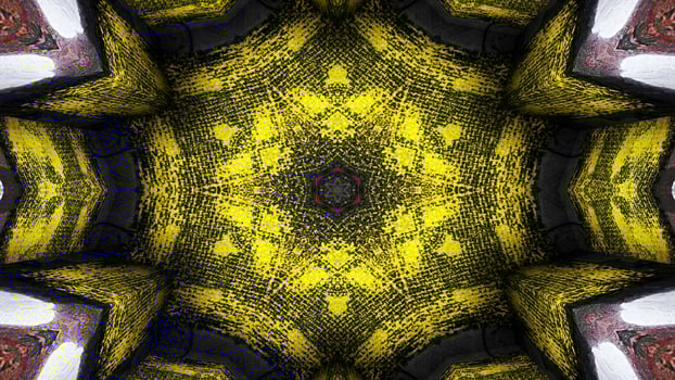 Paint Ink Brush Kaleidoscope photo