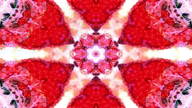 Paint Ink Brush Kaleidoscope photo
