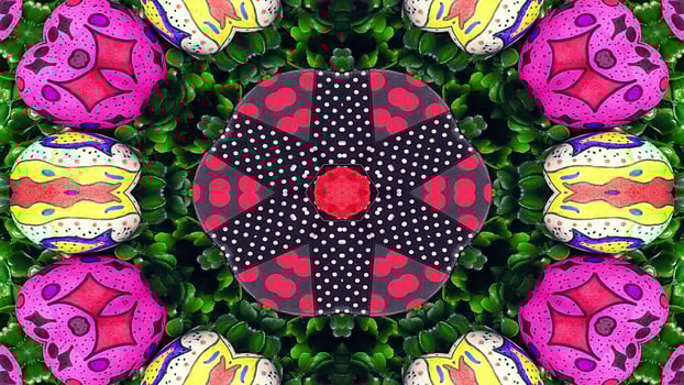 Paint Ink Brush Kaleidoscope photo