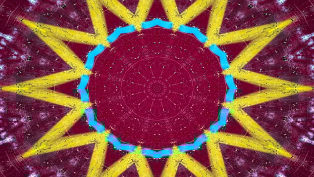 Paint Ink Brush Kaleidoscope photo