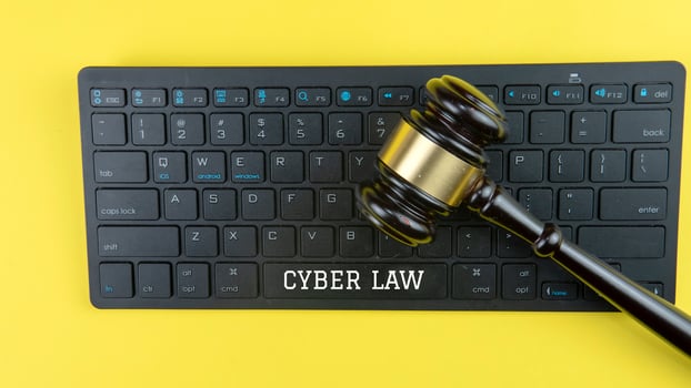Law legal technology concept. photo