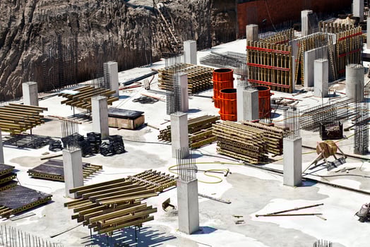 Construction Building Area Industrial Concept photo