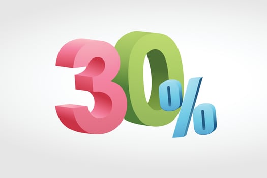 30 3d vector illustration