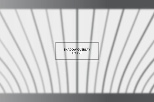 Window shadow overlay effect on gray background vector
