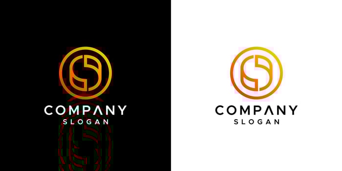 letter s logo design vector