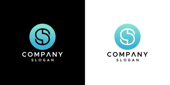 letter s logo design vector