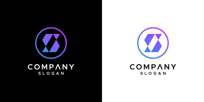 letter s logo design vector