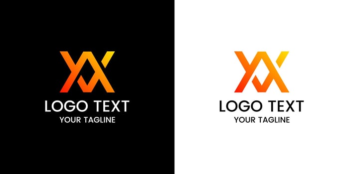 letter x logo design vector