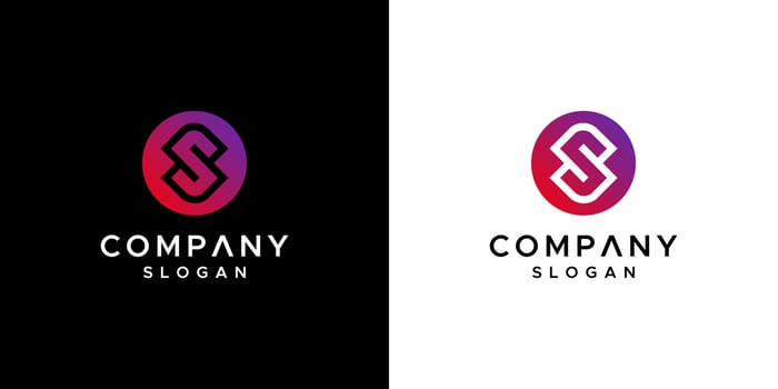 letter s logo design vector