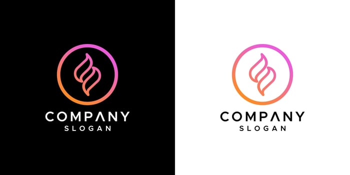 letter s logo design vector
