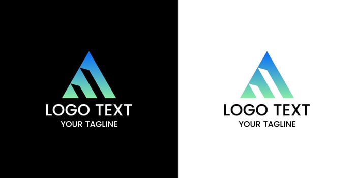 Letter a logo design vector