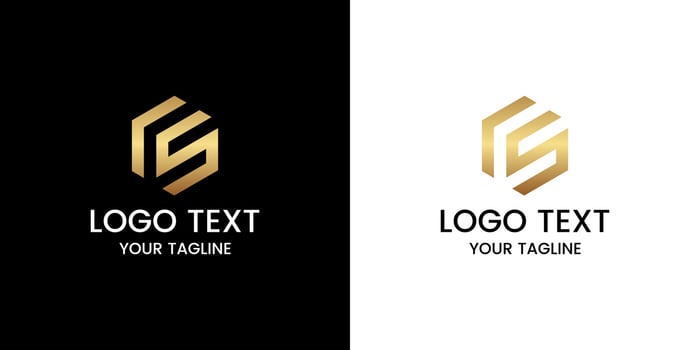 Letter cs logo design vector