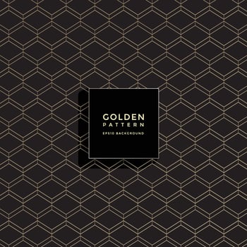 Luxury golden geometric pattern, abstract pattern background vector