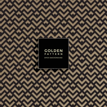 Luxury golden geometric pattern, abstract pattern background vector