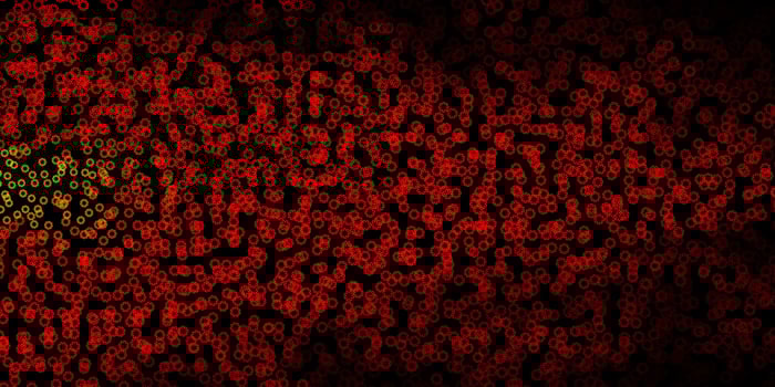Dark red vector template with circles.