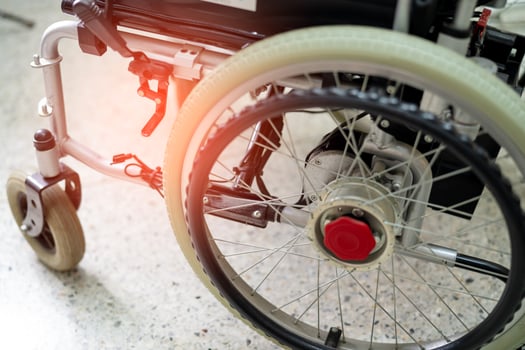 Electric wheelchair for old elder patient  disable people photo