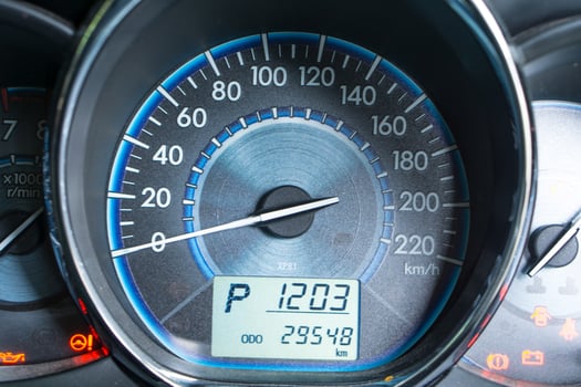 Close car dashboard photo