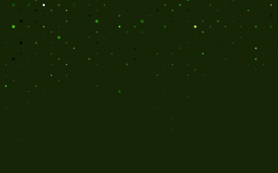 Light Green vector cover with spots.