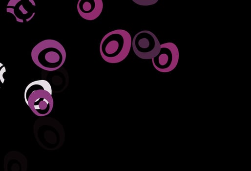 Dark Pink vector layout with circle shapes.