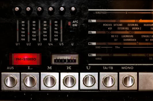 Vintage German Radio Display photo
