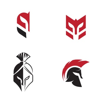 Spartan helmet vector icon