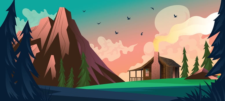 The Cabin in the Woods vector