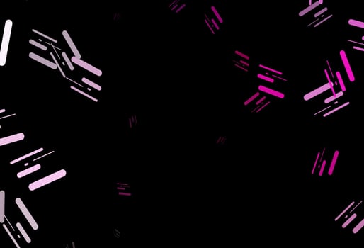 Dark pink vector backdrop with long lines.