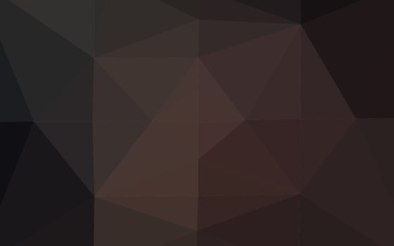 Dark Black vector polygonal template.